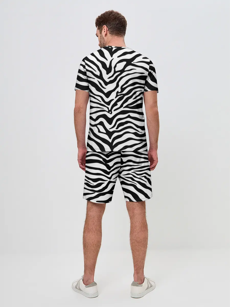 Мужской костюм с шортами / Я зебра