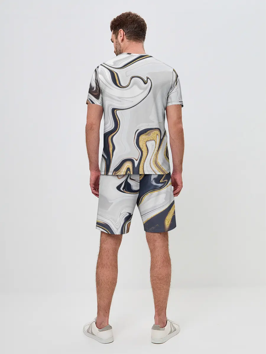 Мужской костюм с шортами / Абстракция