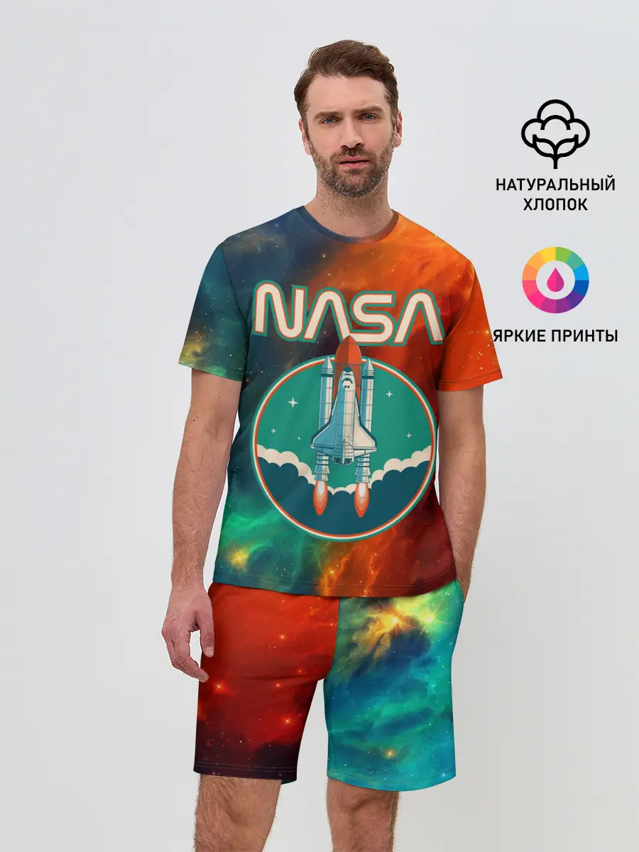 Мужской костюм с шортами / NASA