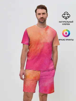 Мужской костюм с шортами / Краски