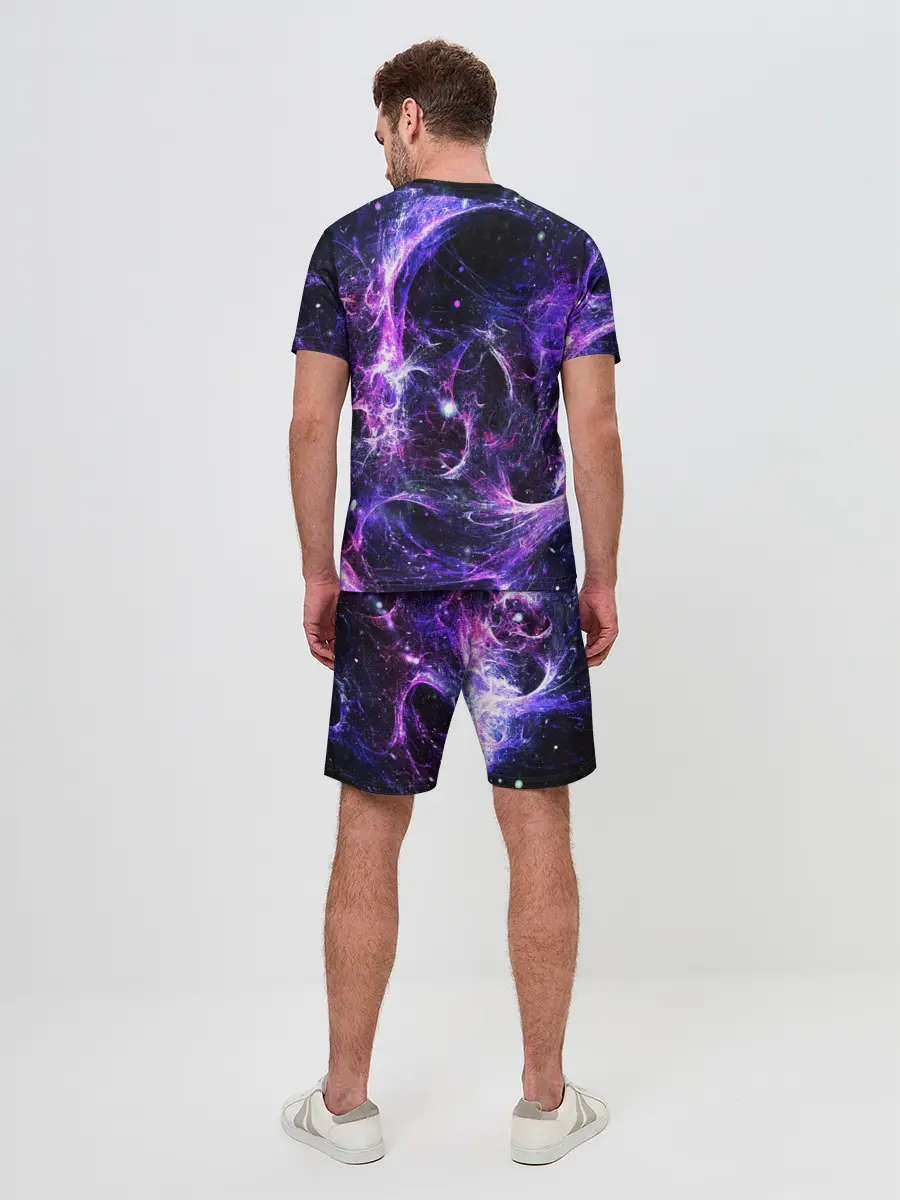 Мужской костюм с шортами / SPACE STARS | КОСМОС ЗВЁЗДЫ