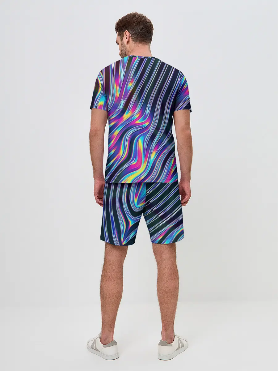 Мужской костюм с шортами / DIGITAL ABSTRACT