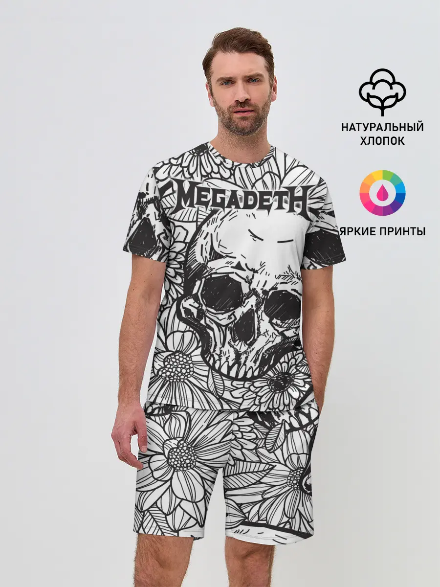 Мужской костюм с шортами / Megadeth