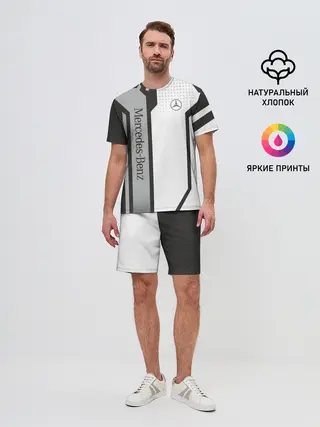 Мужской костюм с шортами / Mercedes Driver team