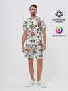 Мужской костюм с шортами / Животные.