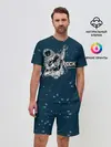 Мужской костюм с шортами / Космический рок