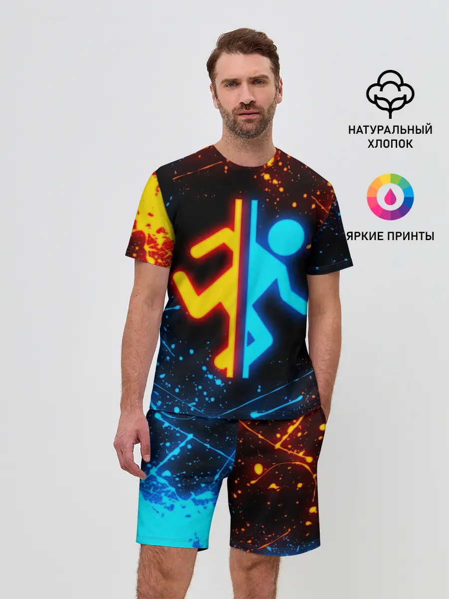 Мужской костюм с шортами / PORTAL 2 | ПОРТАЛ 2