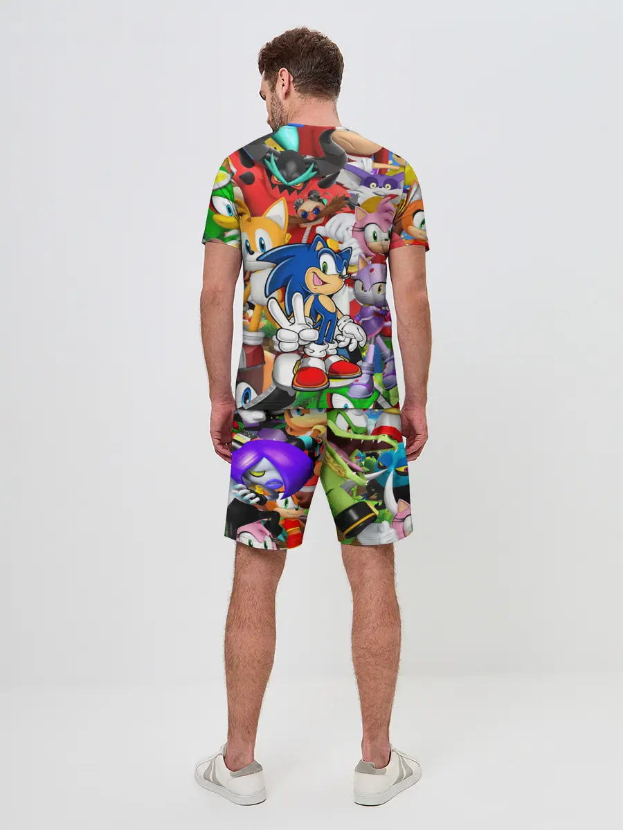 Мужской костюм с шортами / Sonic ПЕРСОНАЖИ