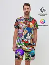 Мужской костюм с шортами / Sonic ПЕРСОНАЖИ