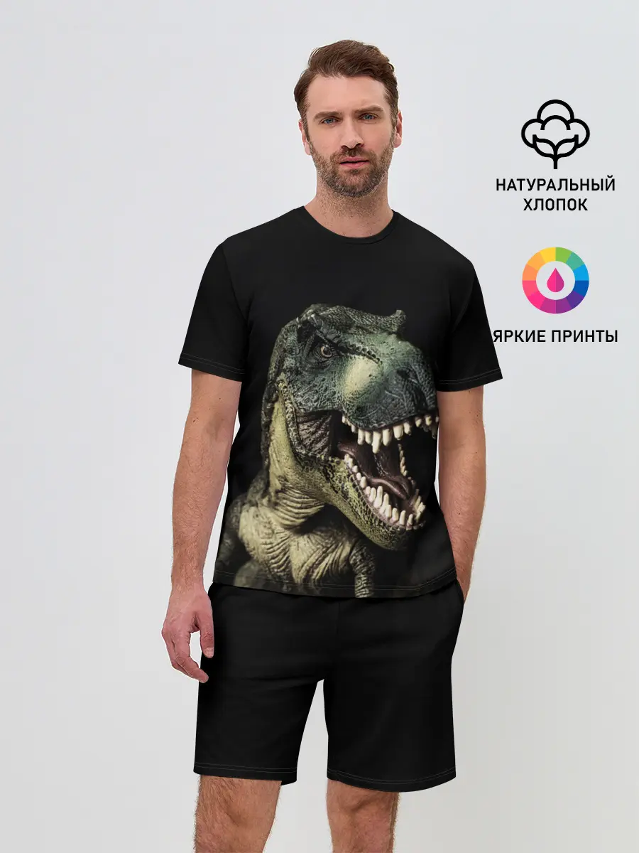 Мужской костюм с шортами / Динозавр T-Rex