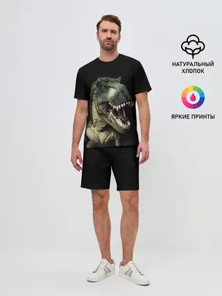 Мужской костюм с шортами / Динозавр T-Rex