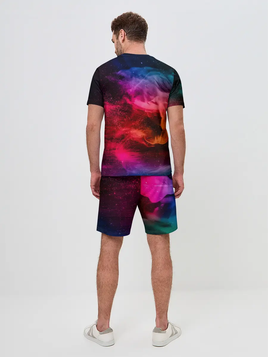 Мужской костюм с шортами / ЦВЕТНОЙ ДЫМ