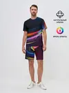 Мужской костюм с шортами / NEON STRIPES
