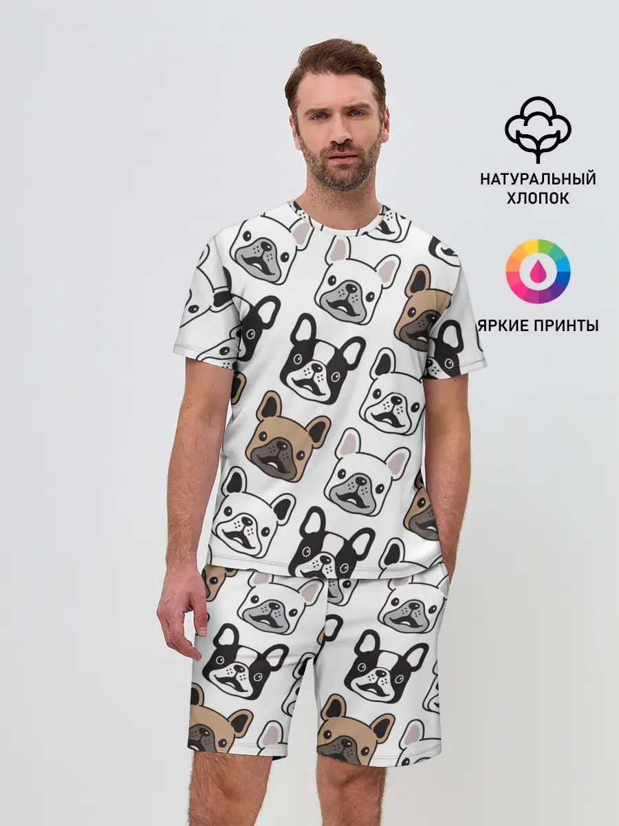 Мужской костюм с шортами / БОСТОН ТЕРЬЕР | BOSTON TERRIER