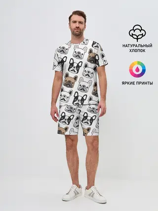 Мужской костюм с шортами / БОСТОН ТЕРЬЕР | BOSTON TERRIER