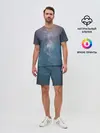 Мужской костюм с шортами / Космос