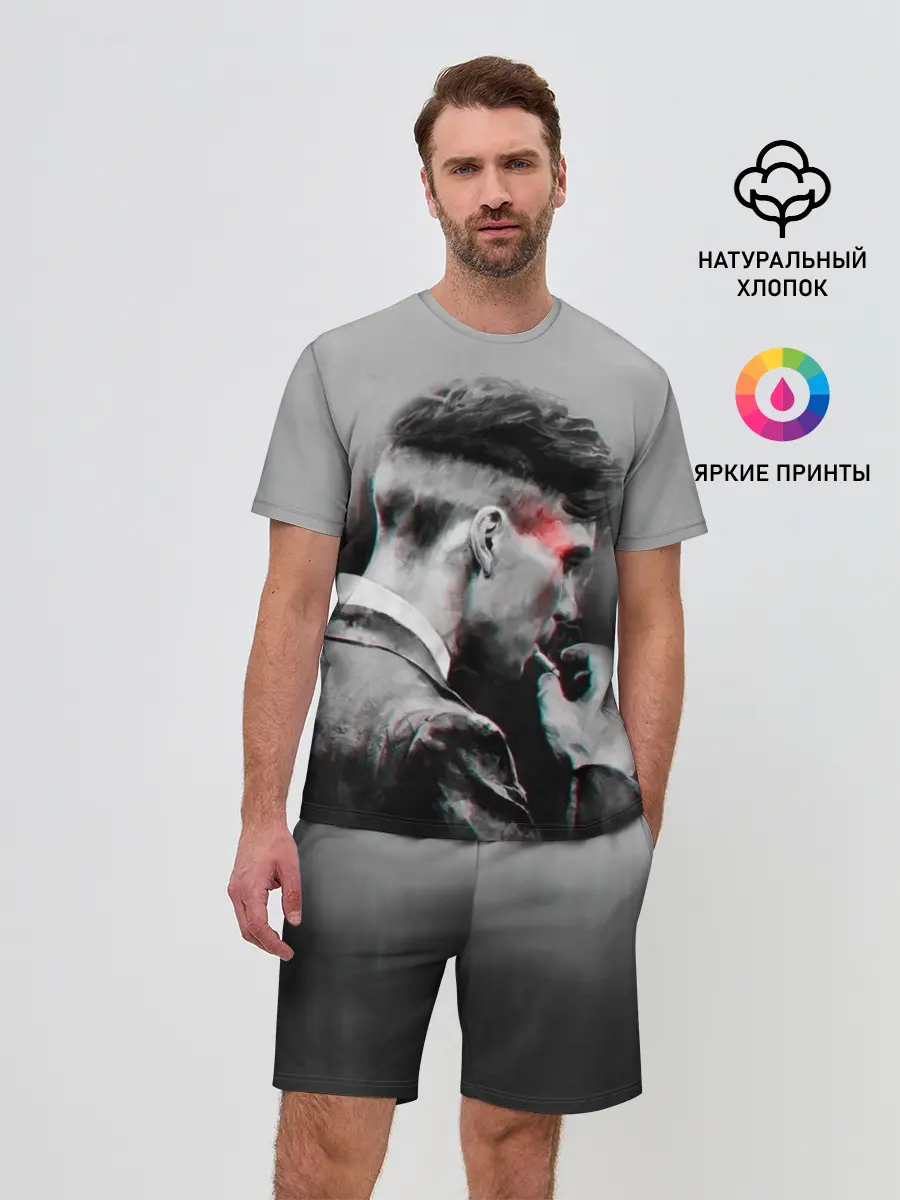 Мужской костюм с шортами / Thomas Shelby 3D