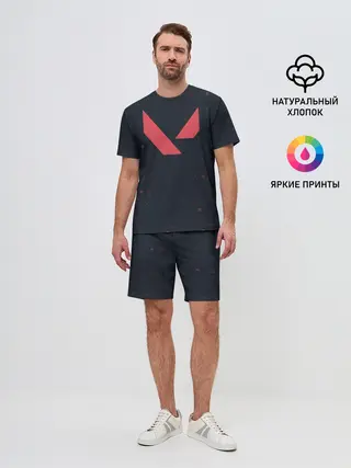 Мужской костюм с шортами / Valorant