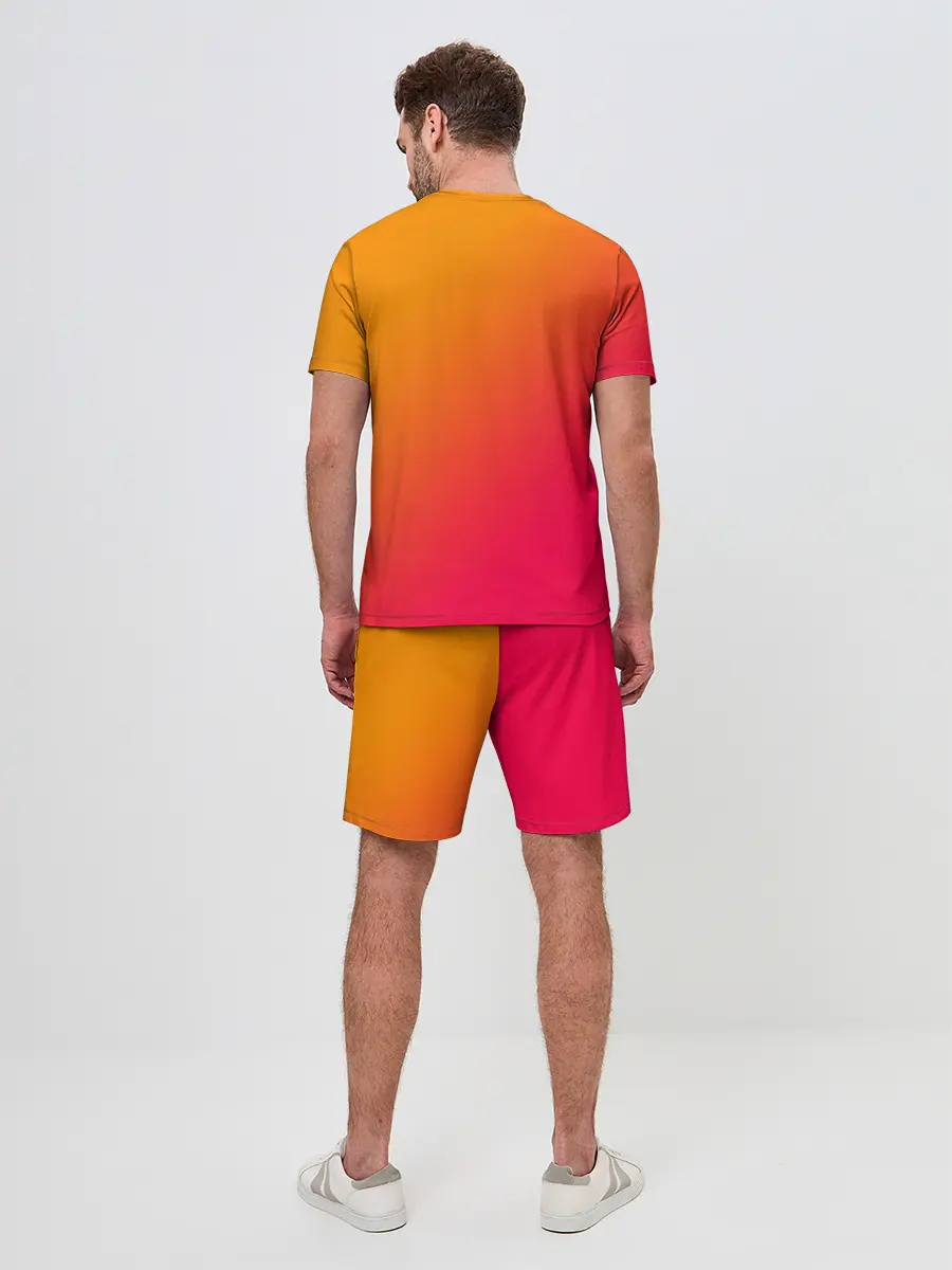 Мужской костюм с шортами / ГРАДИЕНТ И НИЧЕГО ЛИШНЕГО