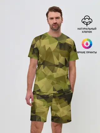 Мужской костюм с шортами / СОВРЕМЕННЫЙ КАМУФЛЯЖ