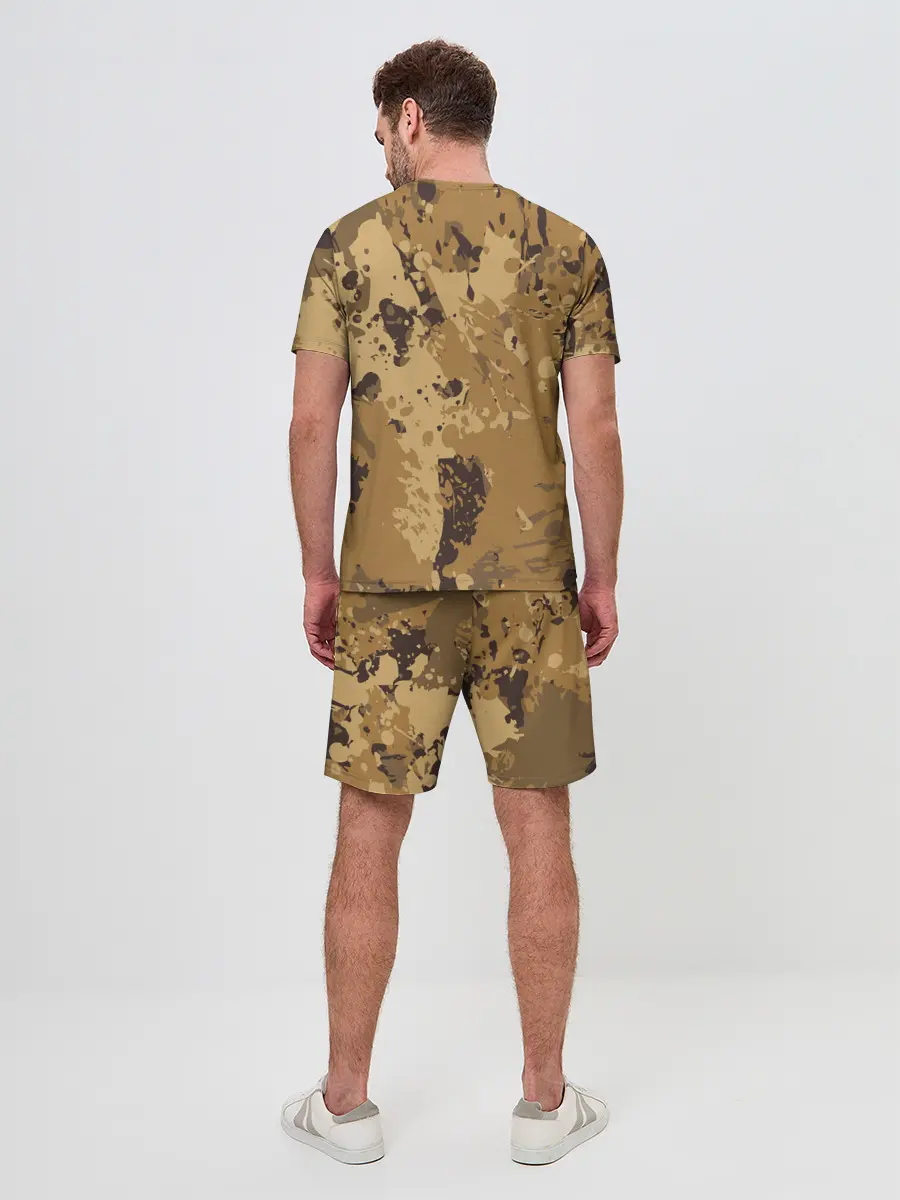 Мужской костюм с шортами / КАМУФЛЯЖ BLUE
