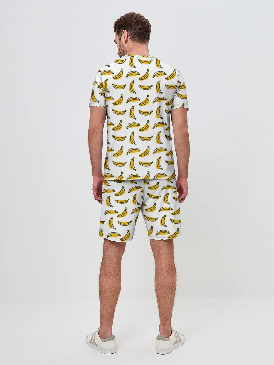 Мужской костюм с шортами / Бананы