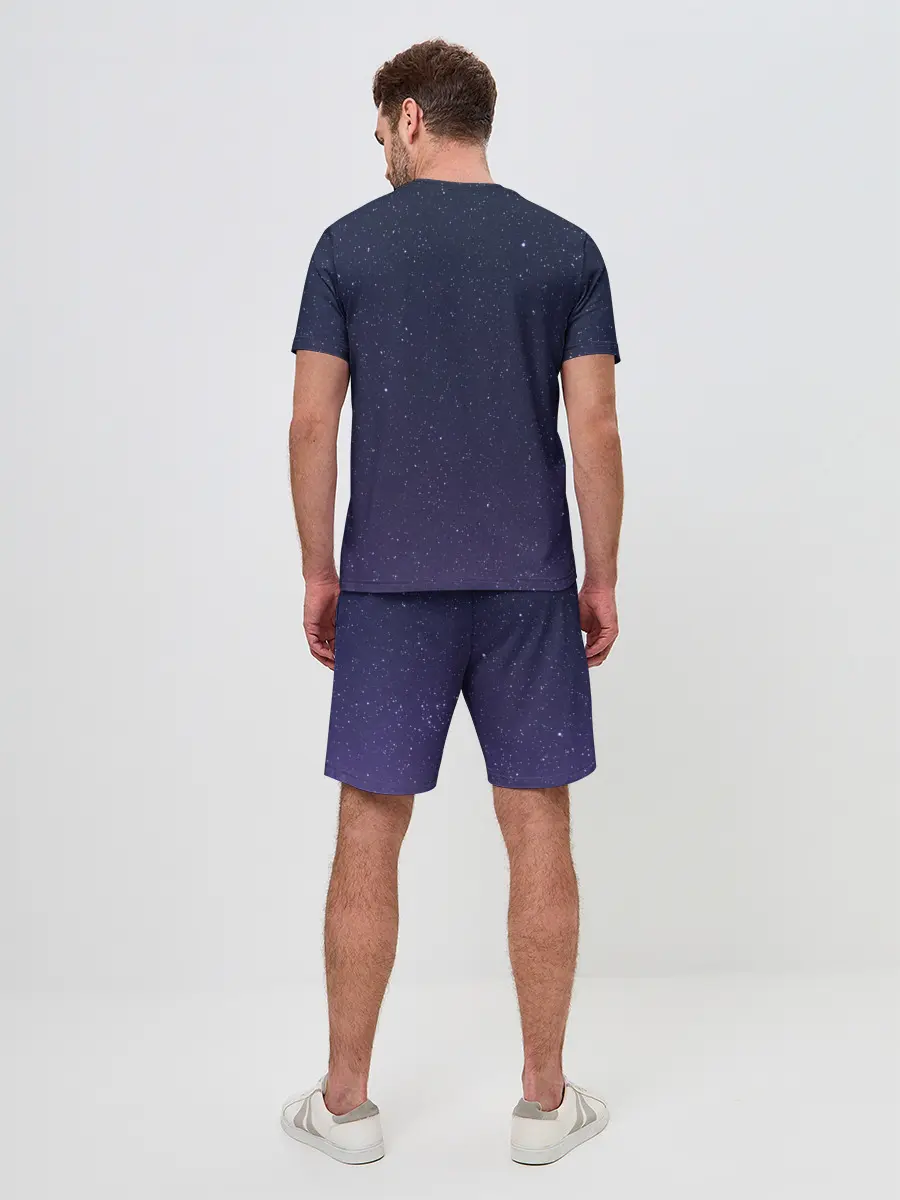 Мужской костюм с шортами / Космос
