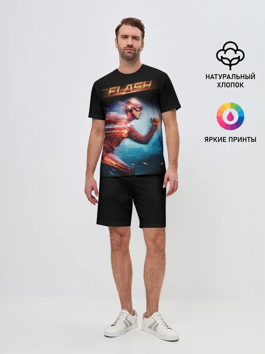 Мужской костюм с шортами / The Flash