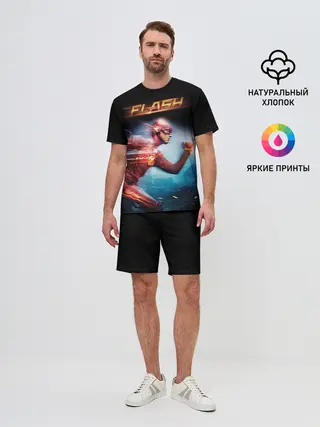 Мужской костюм с шортами / The Flash