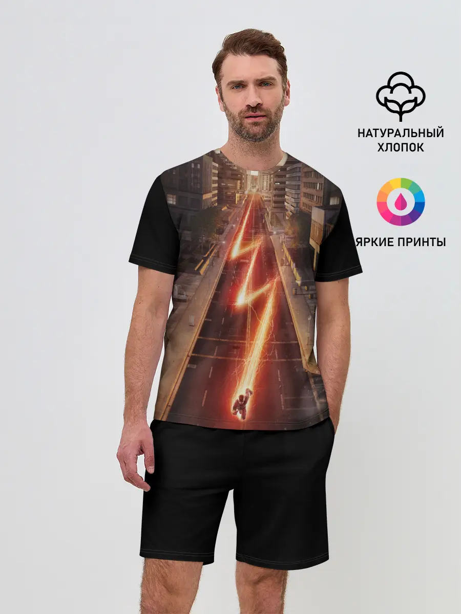 Мужской костюм с шортами / The Flash