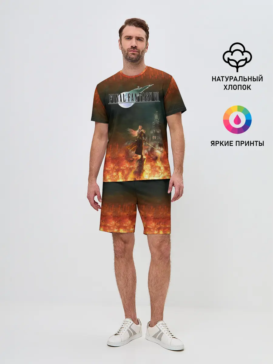 Мужской костюм с шортами / Final Fantasy VII Remake