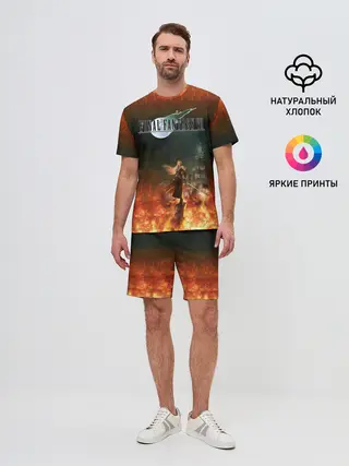 Мужской костюм с шортами / Final Fantasy VII Remake