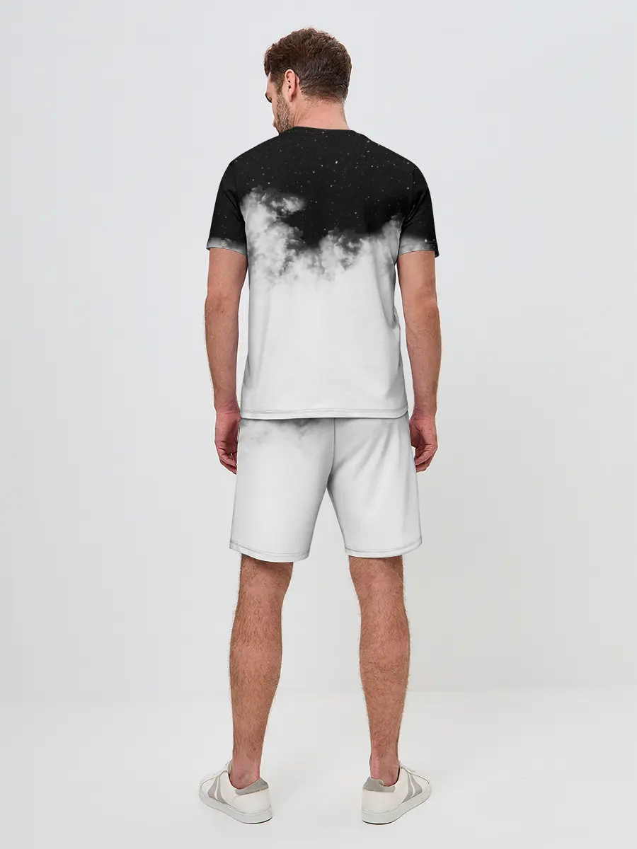 Мужской костюм с шортами / Galaxy wolf