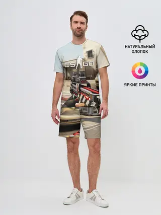 Мужской костюм с шортами / CS:GO - The Aggressor | Aгрессор