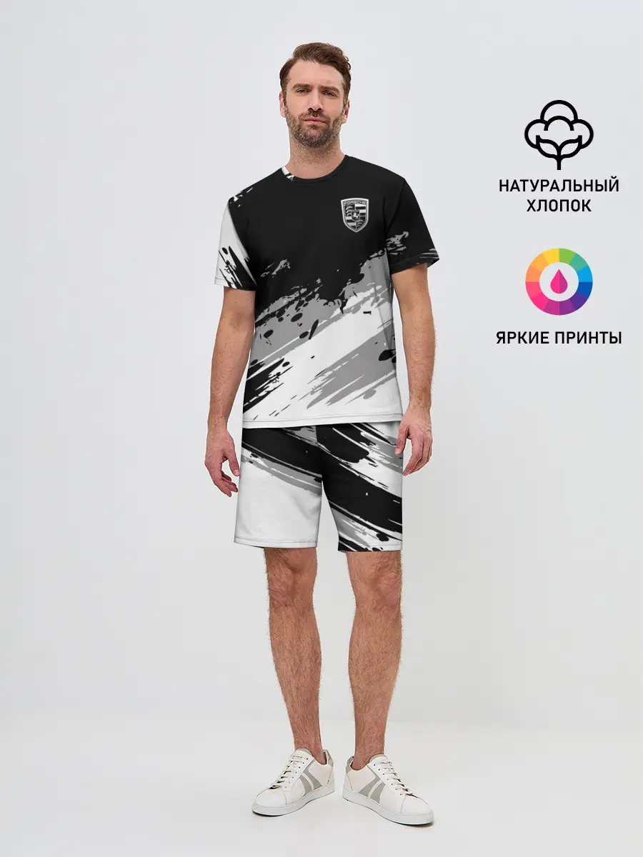 Мужской костюм с шортами / Porsche