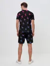 Мужской костюм с шортами / Фламинго