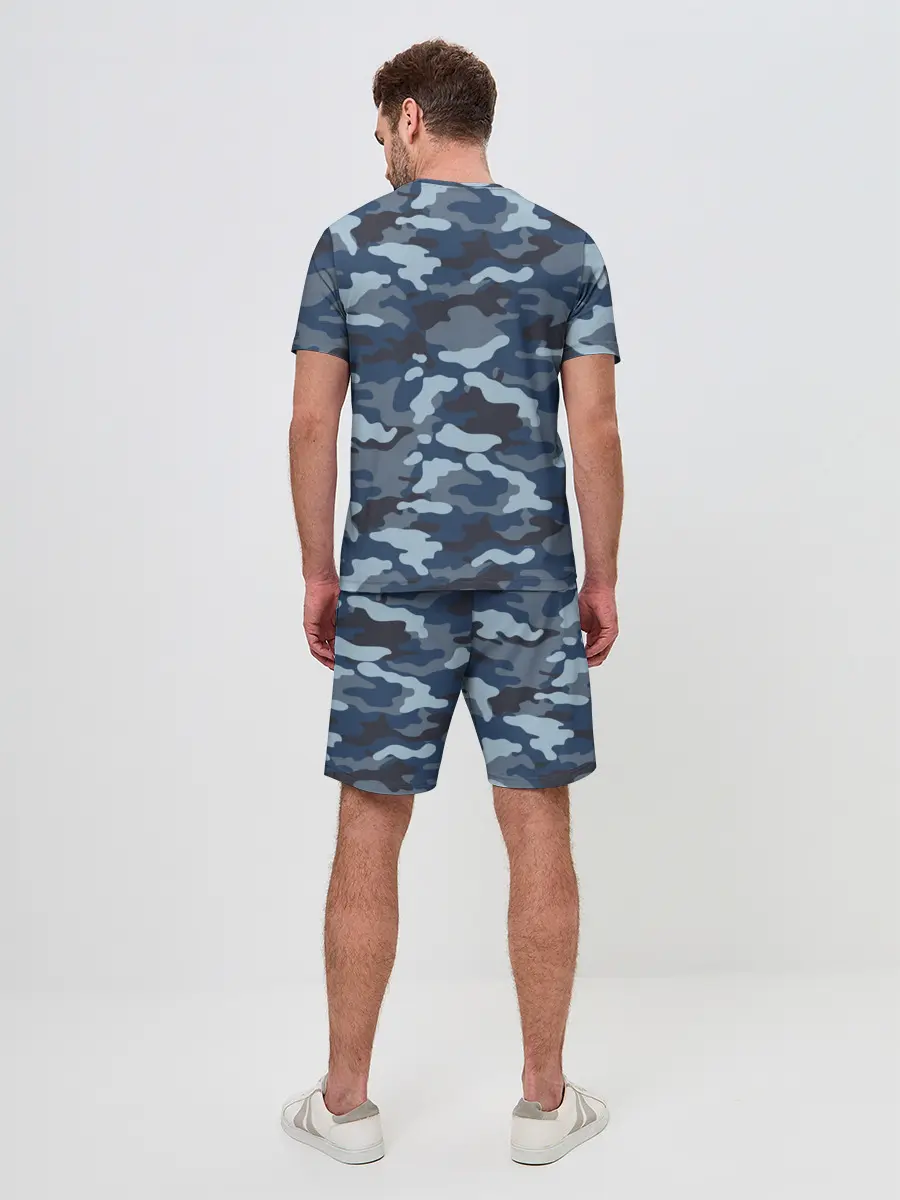 Мужской костюм с шортами / Камуфляж МВД