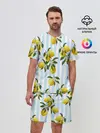 Мужской костюм с шортами / Лимоны