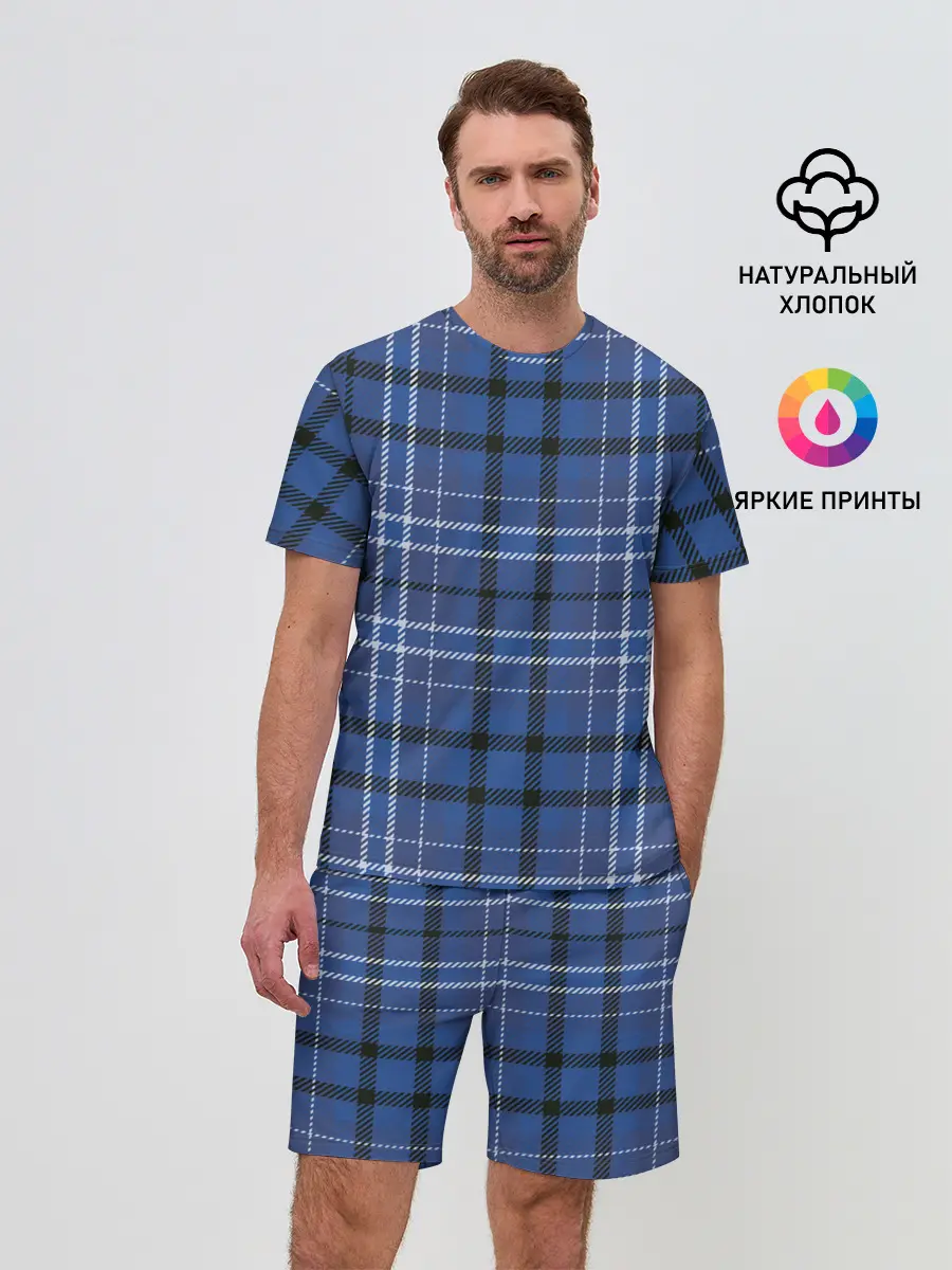 Мужской костюм с шортами / Шотландка | Tartan