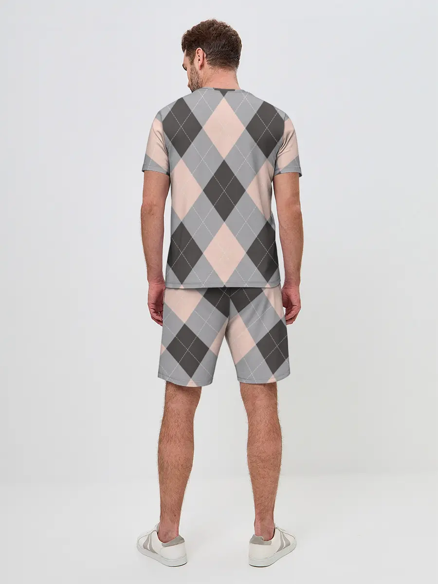 Мужской костюм с шортами / Шотландка | Tartan