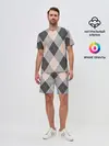 Мужской костюм с шортами / Шотландка | Tartan