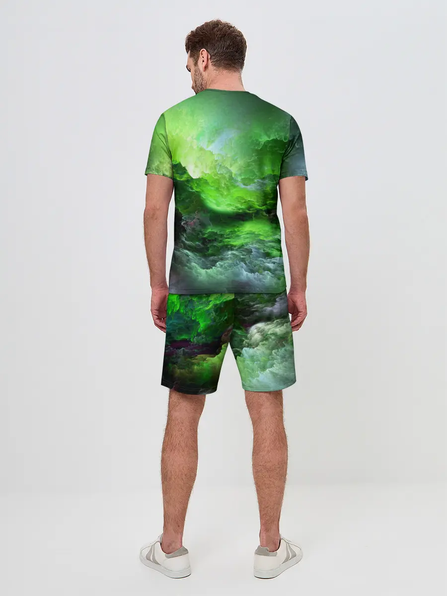 Мужской костюм с шортами / GREEN SPACE | ЗЕЛЁНЫЙ КОСМОС