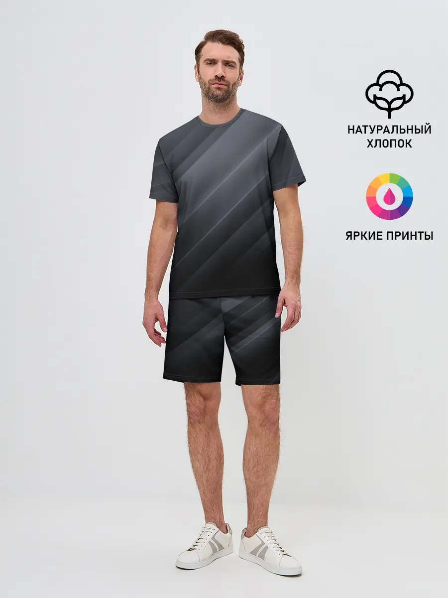 Мужской костюм с шортами / GRAY WAVES