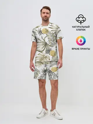 Мужской костюм с шортами / Тропики хаки