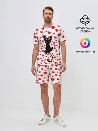 Мужской костюм с шортами / Котейка