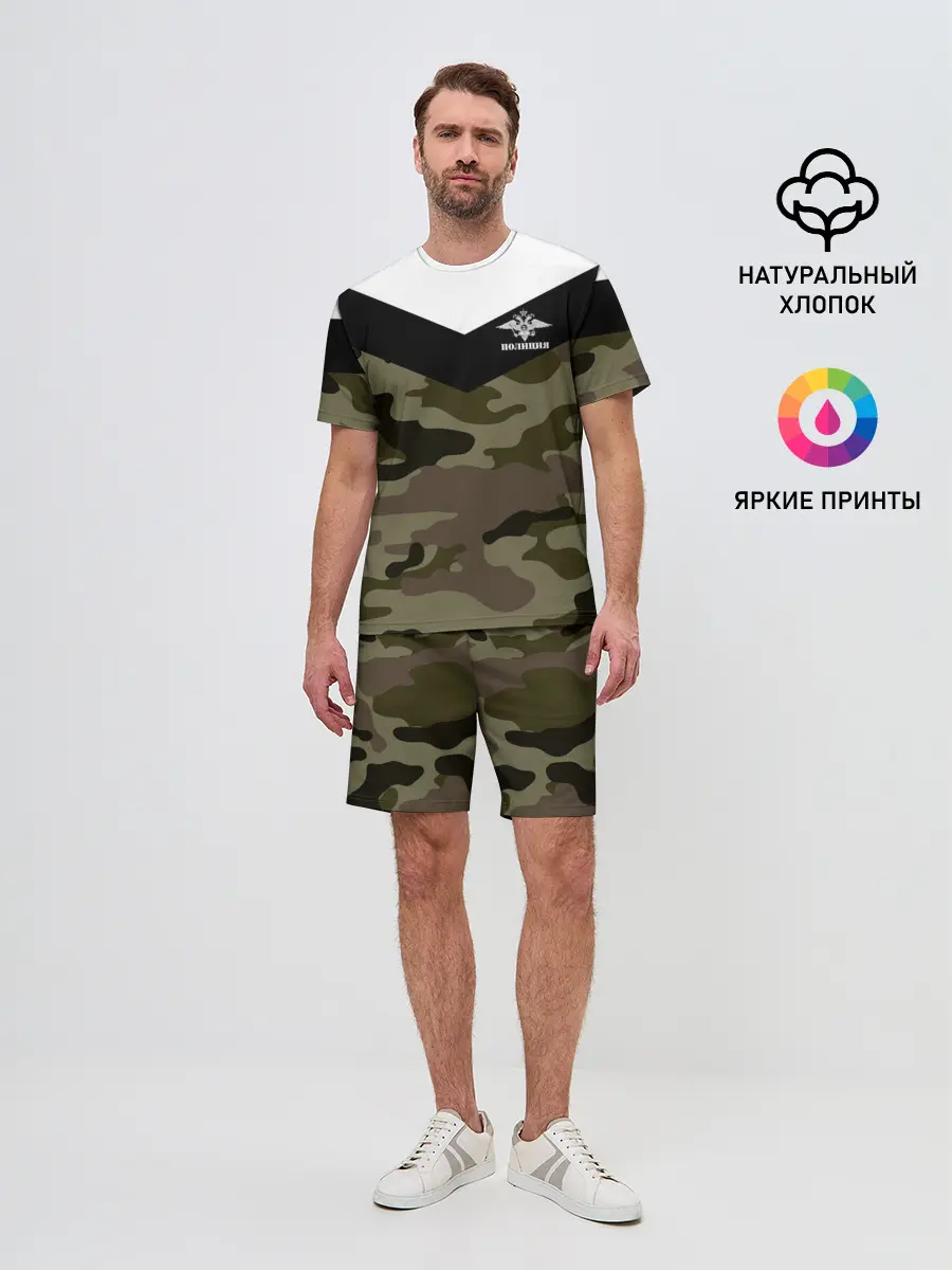 Мужской костюм с шортами / Полиция