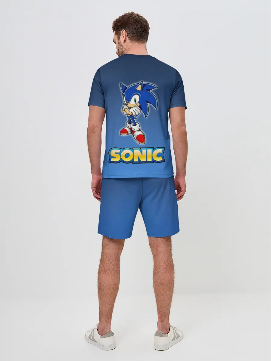 Мужской костюм с шортами / Соник