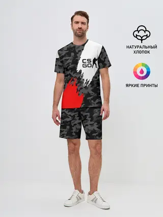 Мужской костюм с шортами / CS GO
