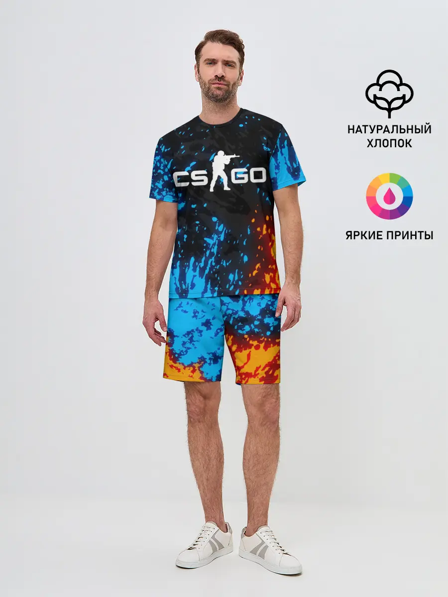 Мужской костюм с шортами / CS GO