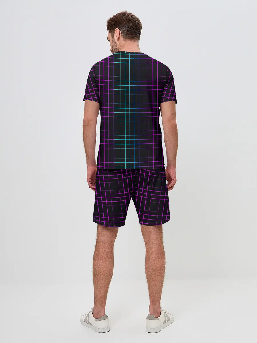 Мужской костюм с шортами / Neon cell